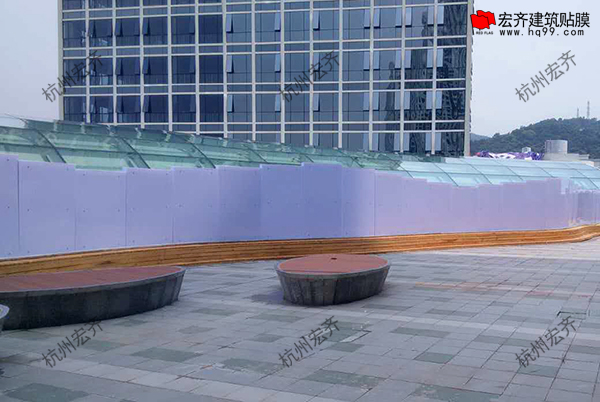 貼膜施工前