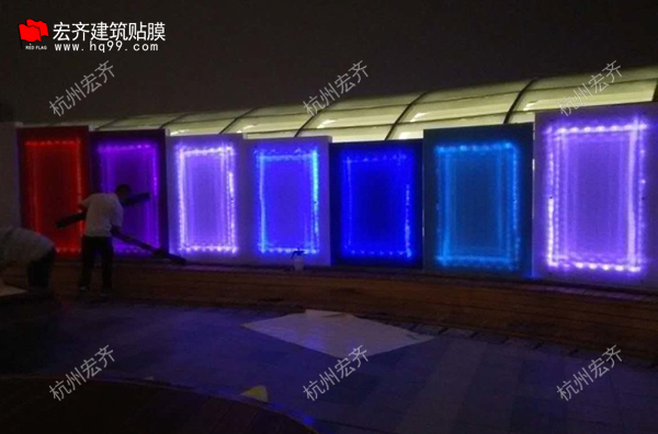 貼膜施工后